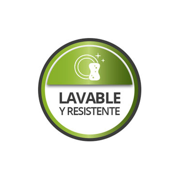Lavable y resistente