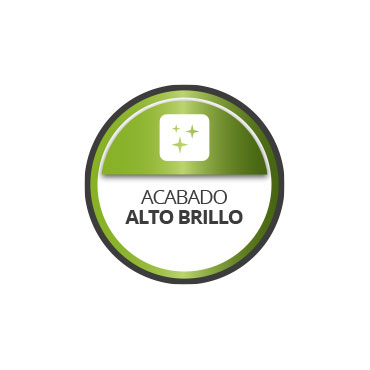 Estuco de acabado brillante