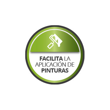 Facilita el pintado de muros