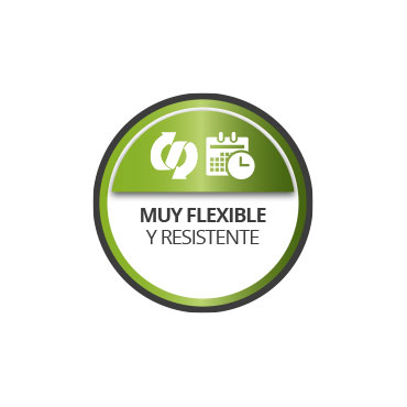 Flexible y resistente