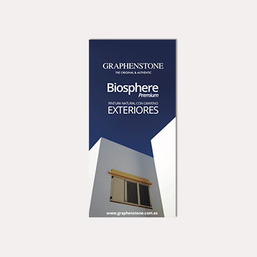 Brochure tríptico Graphenstone Biosphere 2019