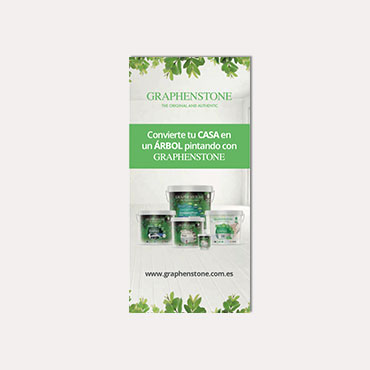 Brochure tríptico Graphenstone Products 2019