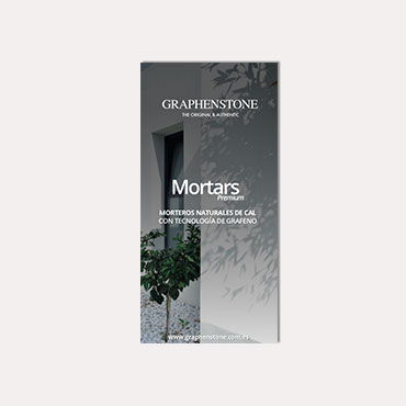 Brochure tríptico Graphenstone Mortars 2019