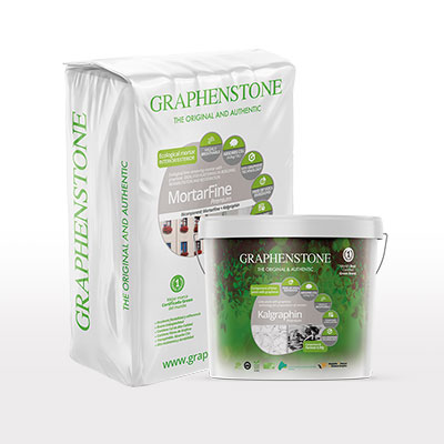 Mortero ecológico en base cal con grafeno