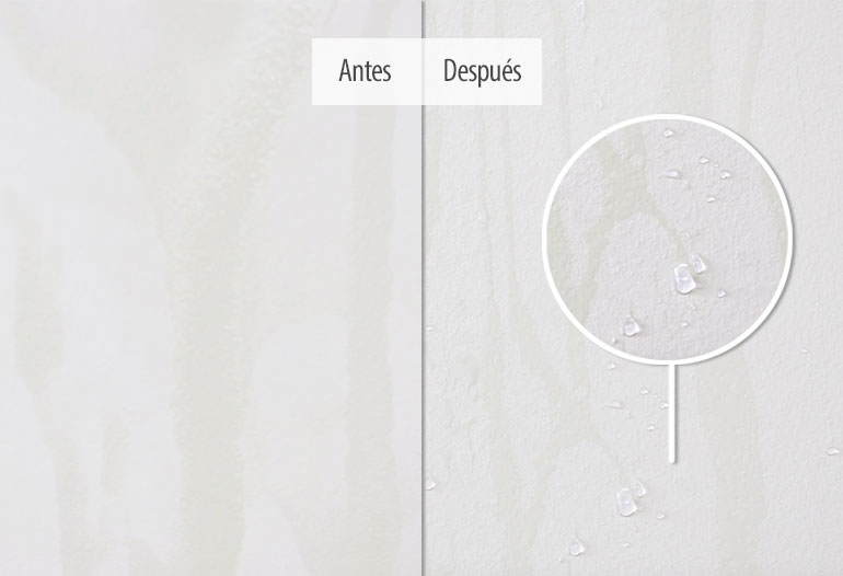 Tratamiento hidrofugrante para morteros y pinturas minerales