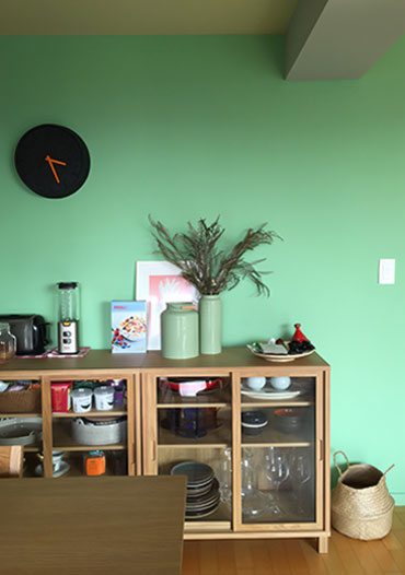 Graphenstone renovación de apartamento con sistema de color natural