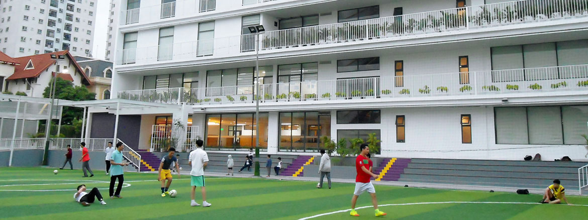 Graphenstone renovación de escuela Olympia School. Graphenstone Escuelas saludables. Pinturas ecológicas y respetuosas con la salud de los niños