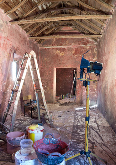 Graphenstone aplicado en escenografías de cine y tv