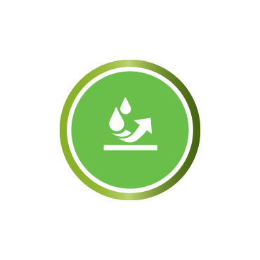 Excelente poder hidrorepelente